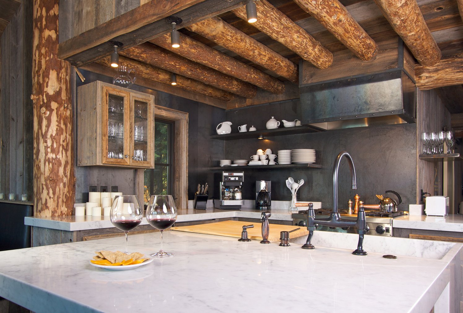 Rustic Cabin Kitchen